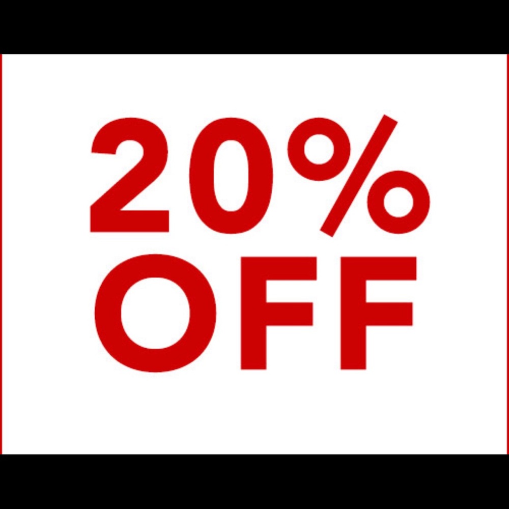 20% off two items